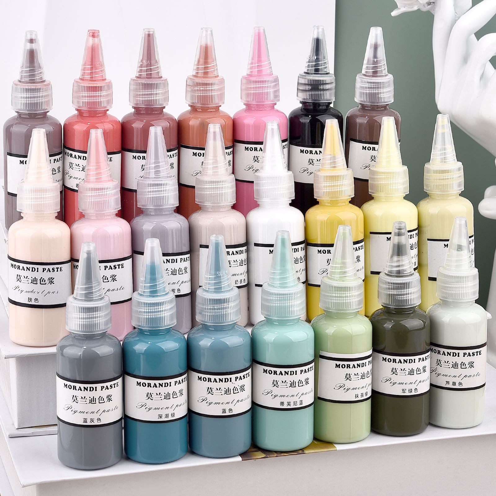 Resin Pigment Set - Morandi cores pigmentos de resina líquida