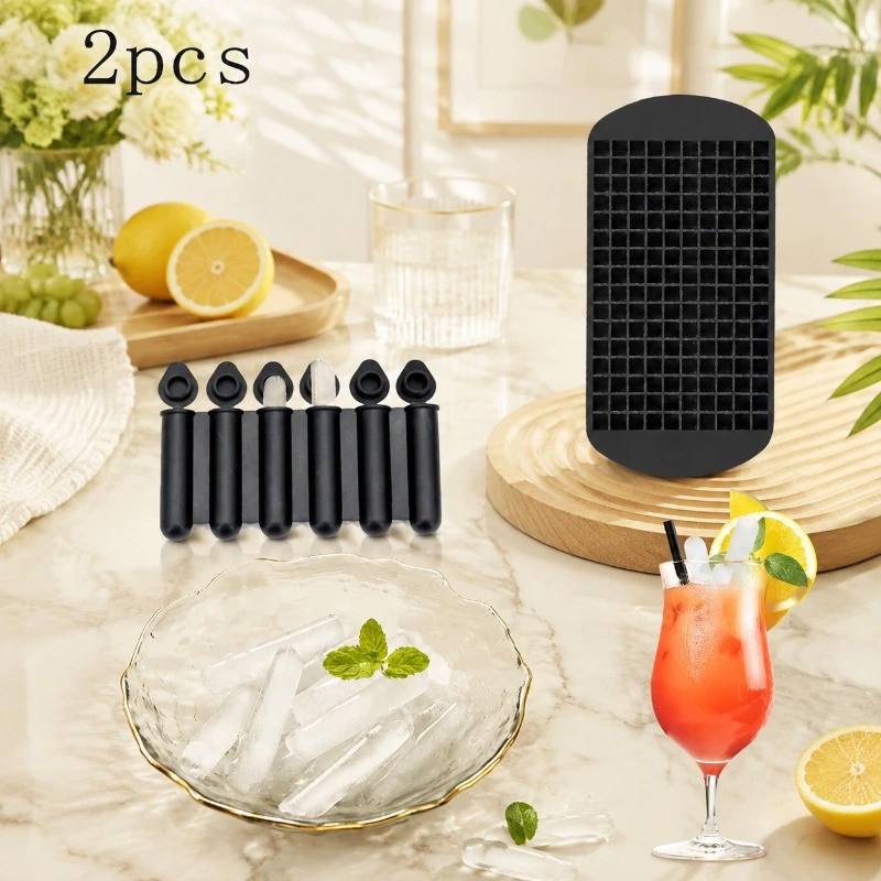 Silicone Mold Tray - Forma de gelo mini, bandeja de
