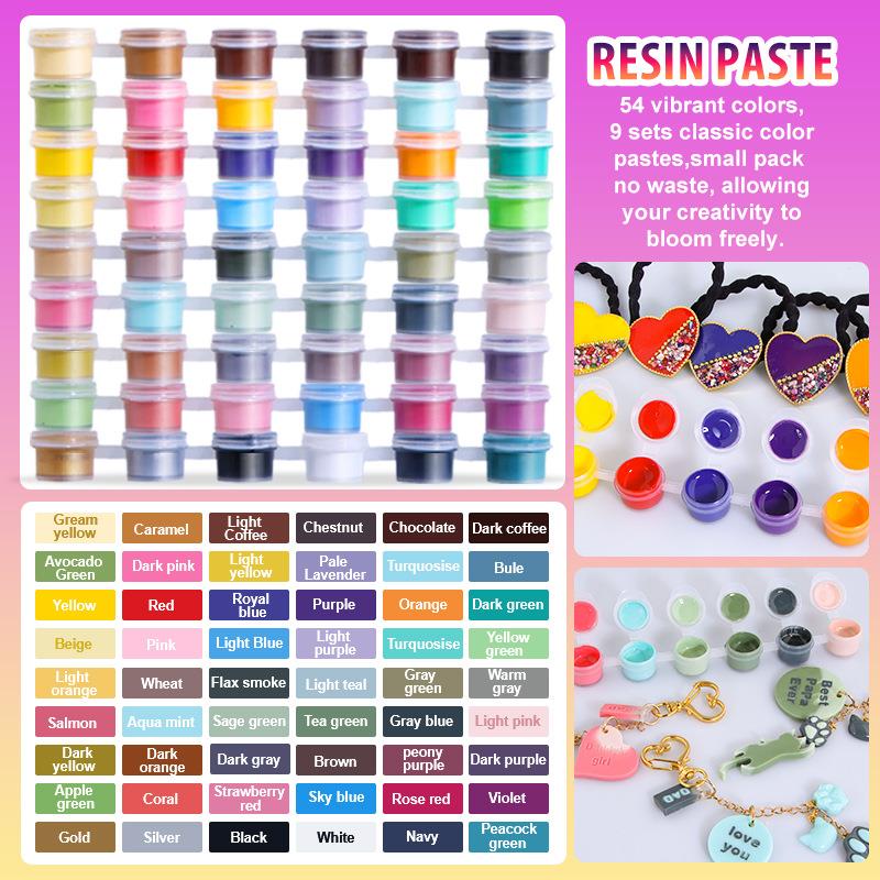 Resin Pigment Set - Conjunto de 6 cores de pigmento