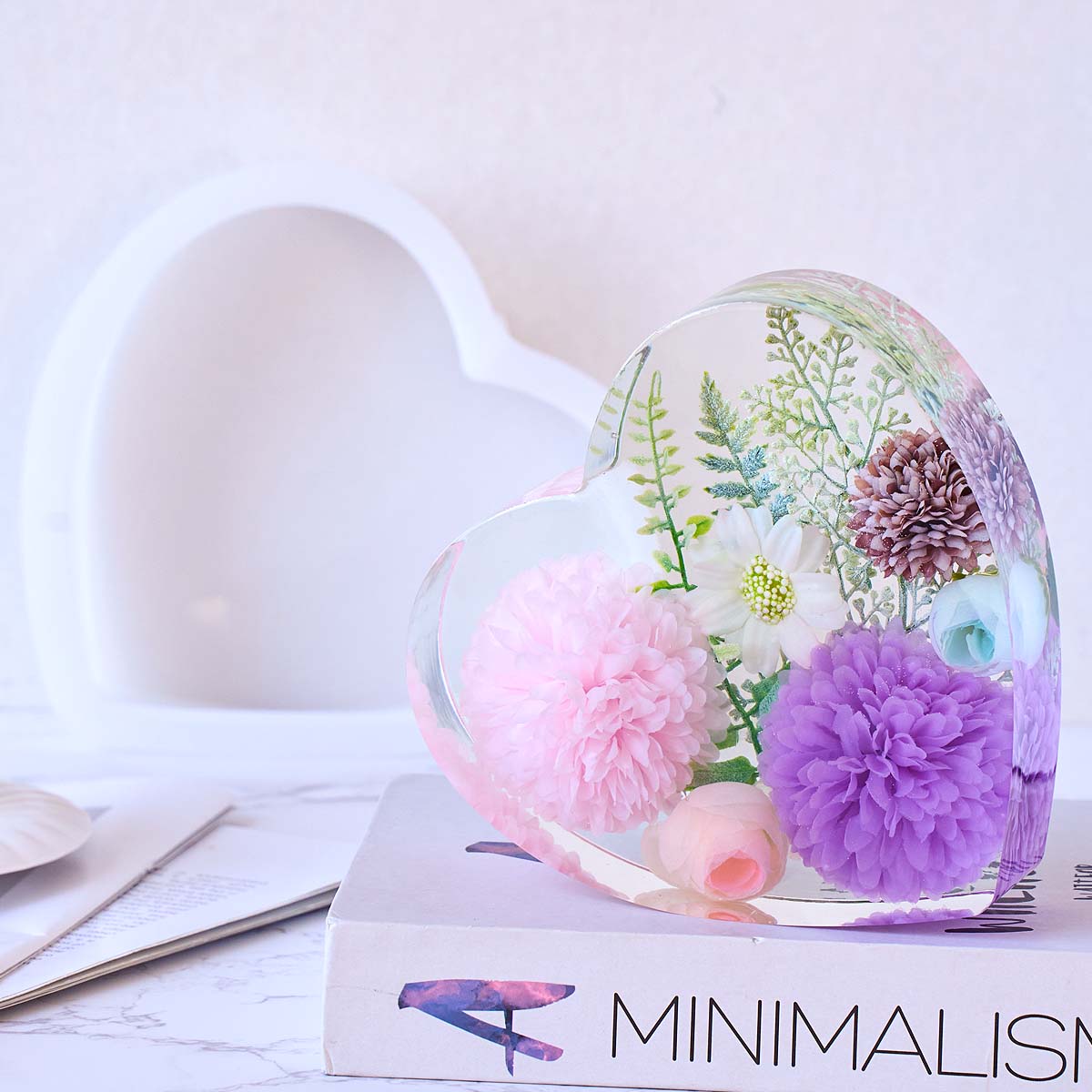 Molde de Silicone Grande em Fo - Flower Preservation Resin avaliação e preço