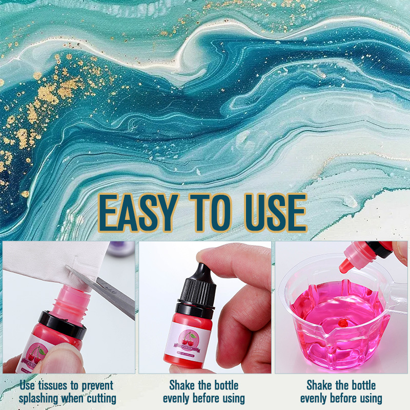 Pigmento de cor de resina epóx - Resin Pigment Set avaliação e preço