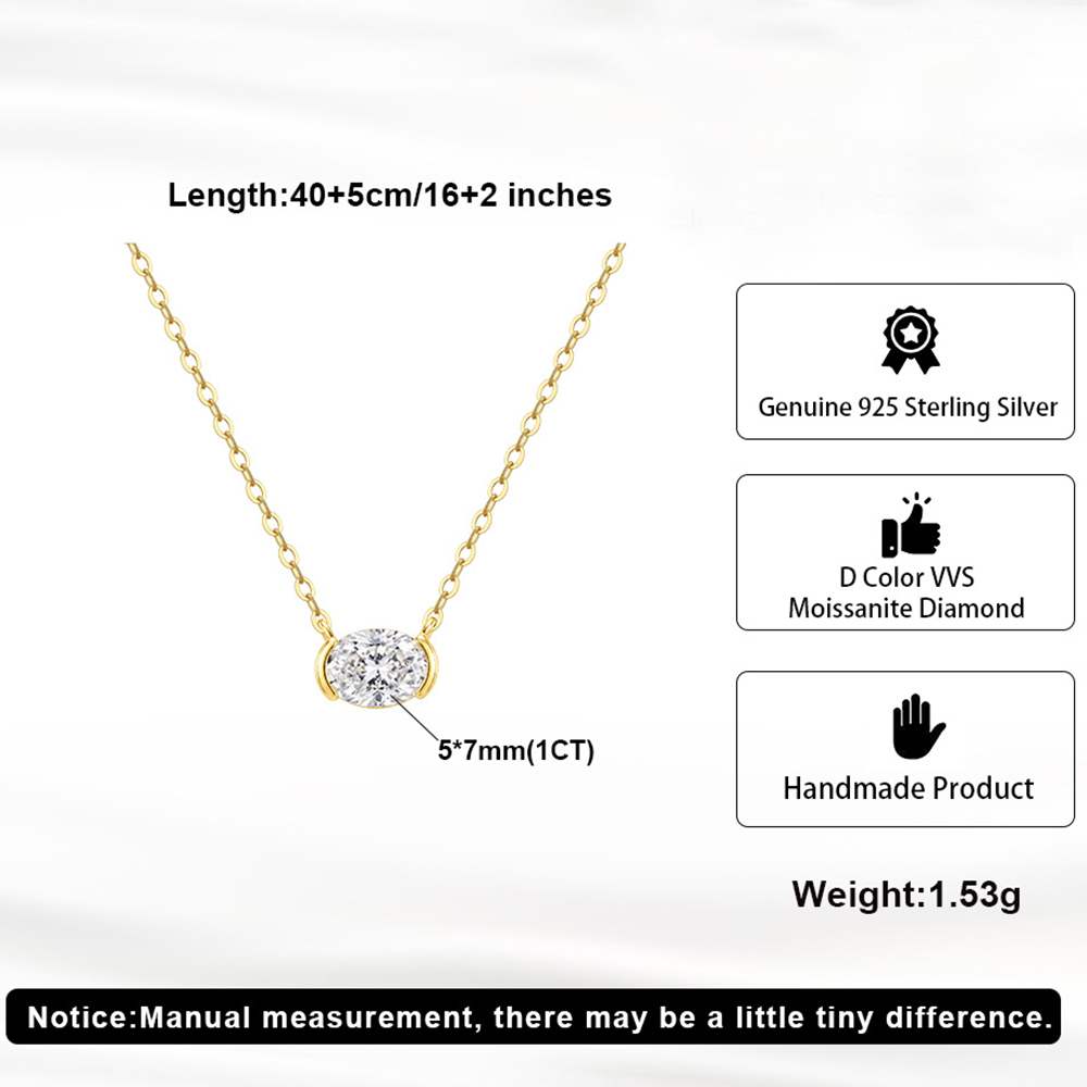 Colares com Pingente de Moissa - Bezels Set Pendant avaliação e preço