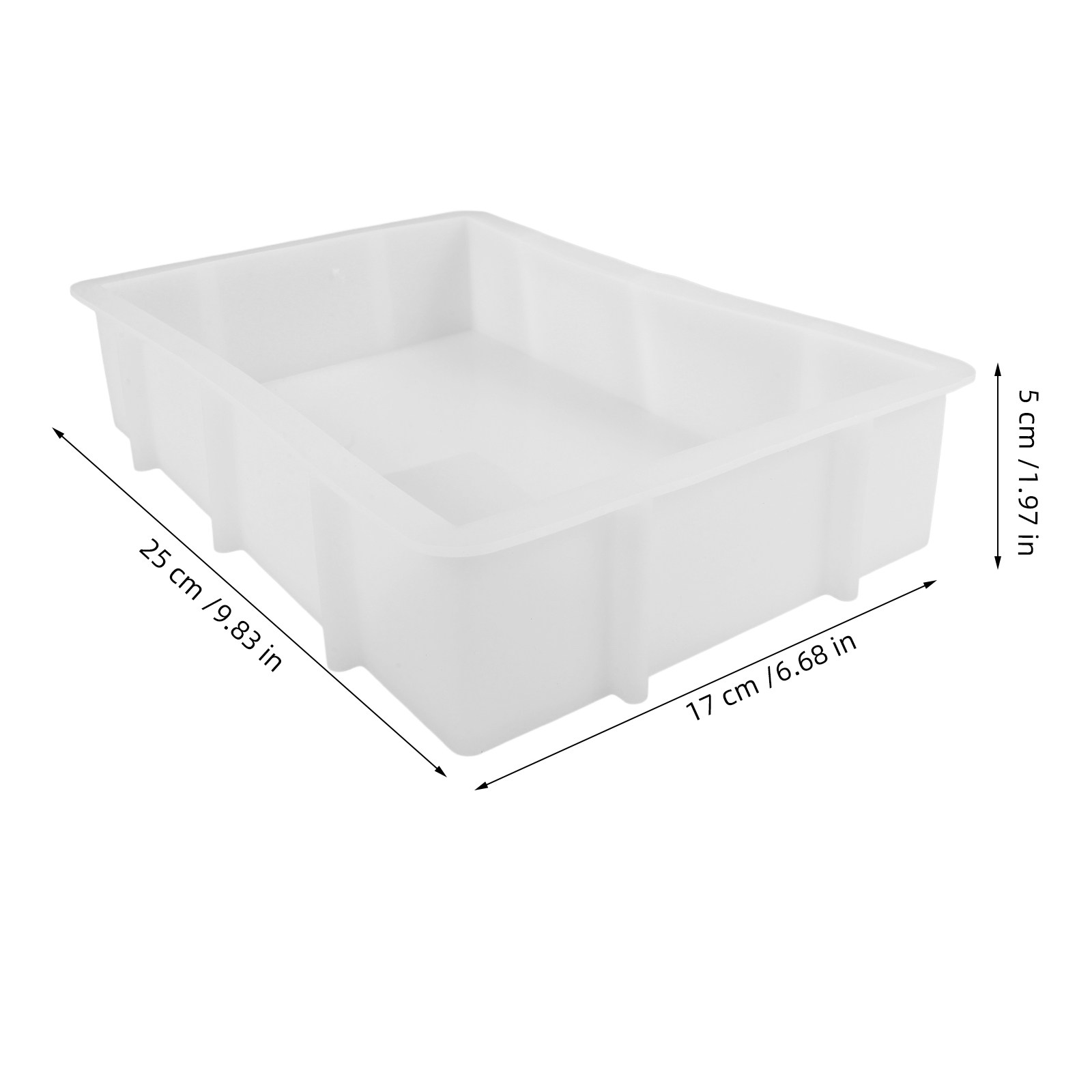 Molde de Silicone Retangular G - Silicone Mold Tray avaliação e preço