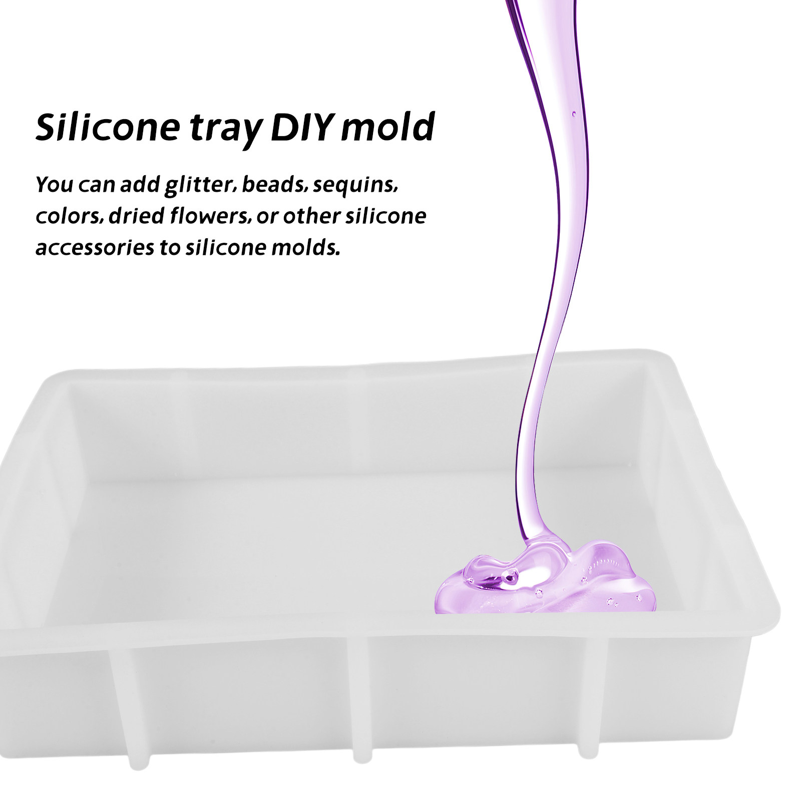 Molde de Silicone Retangular G - Silicone Mold Tray avaliação e preço