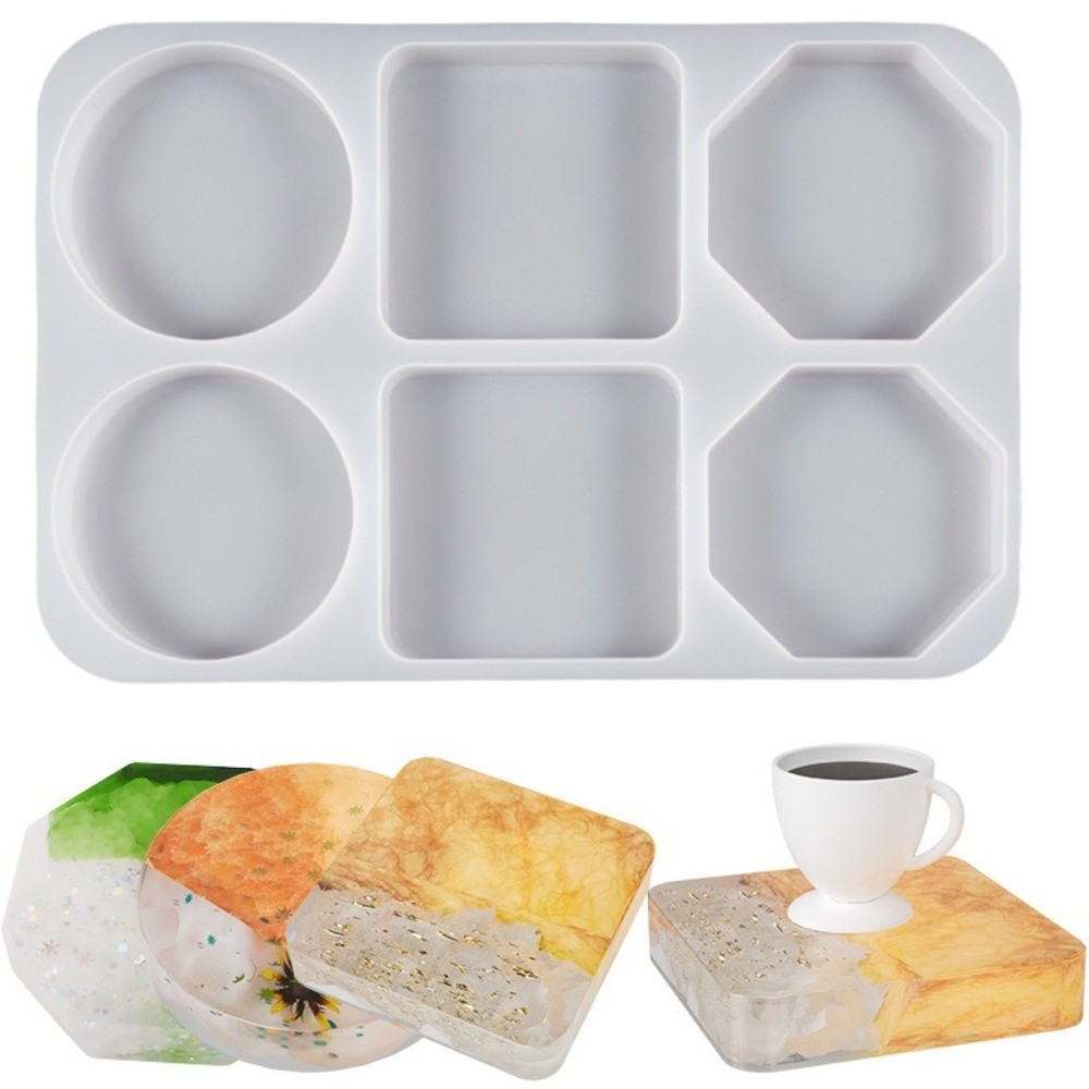 Molde de Silicone Simples e Cr - Coaster Mold Round avaliação e preço