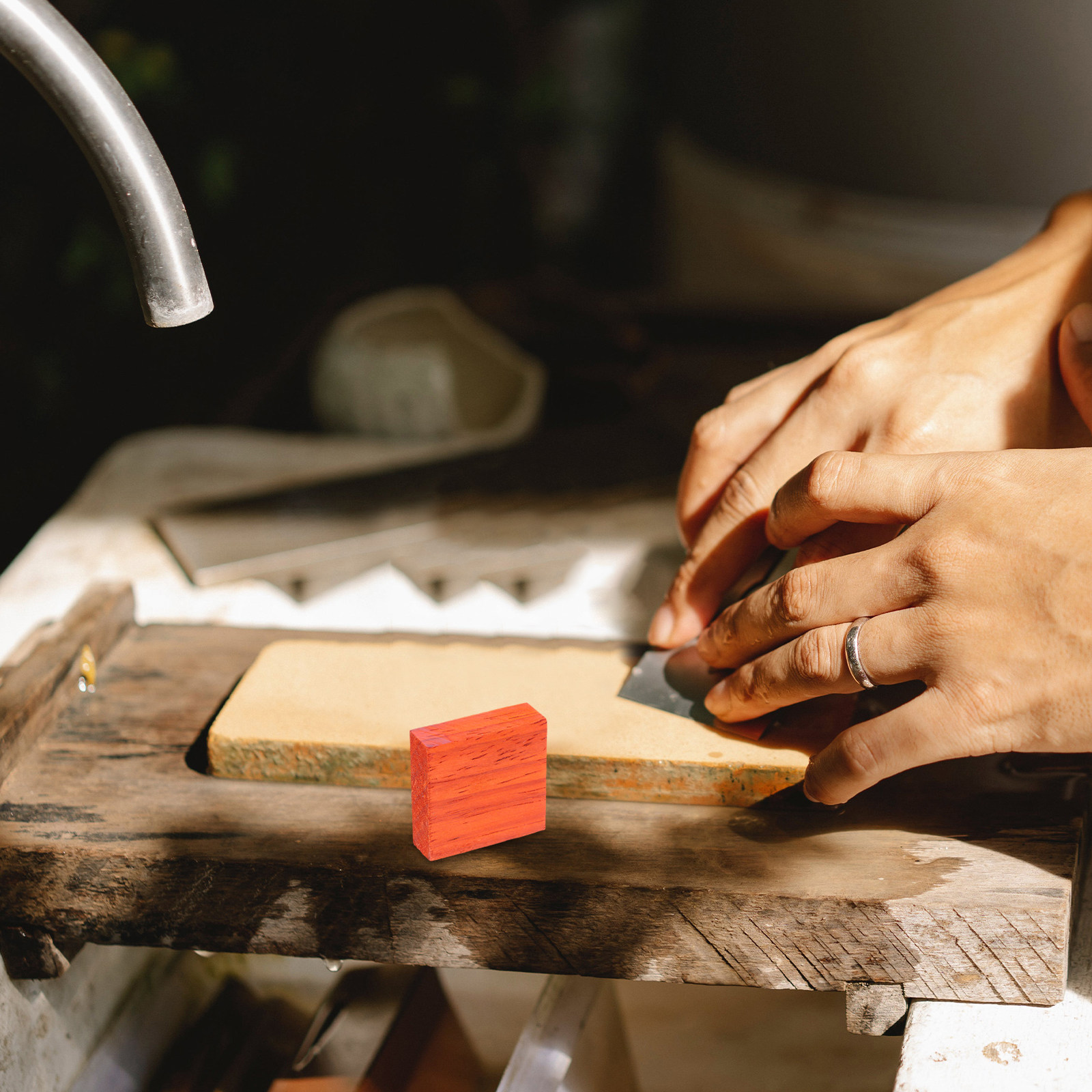4 Peças de Anéis de Madeira Fe - Wood Ring Blank avaliação e preço