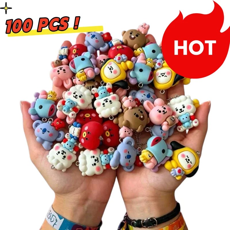 7 peças de pingentes de resina - Resin Craft Material avaliação e preço