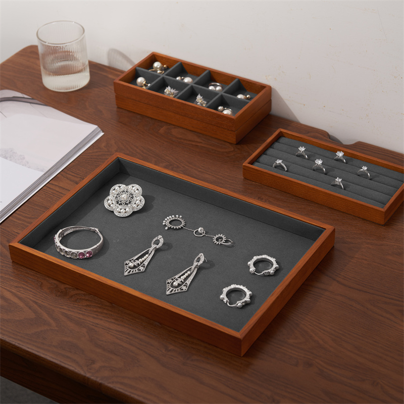 Oirlv organizador de jóias de  - Wood Ring Blank avaliação e preço