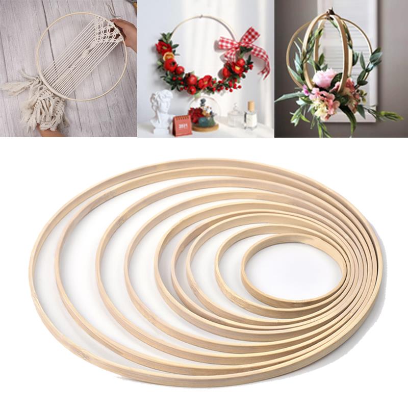 1/5 pçs 8-33cm de madeira diy  - Wood Ring Blank avaliação e preço